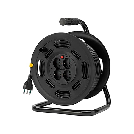 Prolunga civile su ruzzola 250V 15A 40mt Prolunga civile su ruzzola 250V 15A 40mt