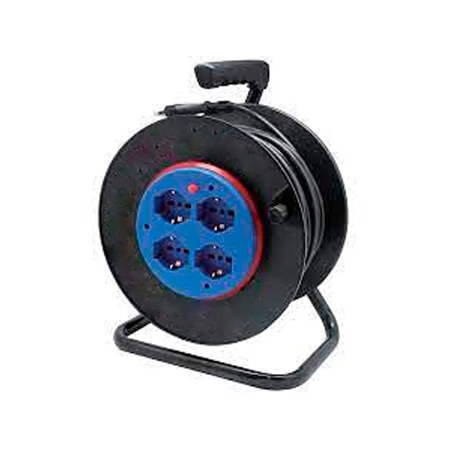 Prolunga civile su ruzzola 230V 15A 25mt Prolunga civile su ruzzola 230V 15A 25mt